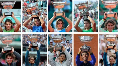 Quel est le nombre de victoires de Rafaël Nadal à Roland-Garros ?