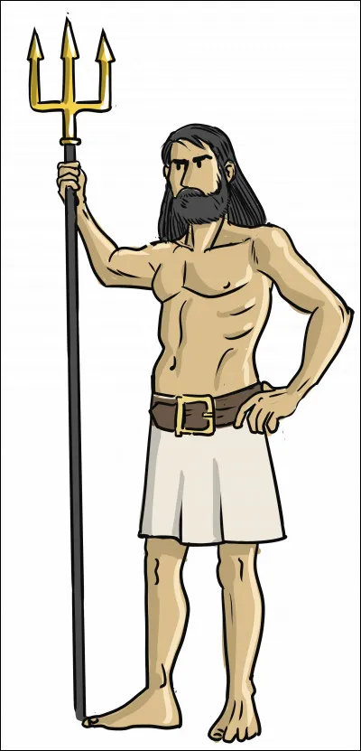 Comment se nomme le dieu de la mer et des eaux ?