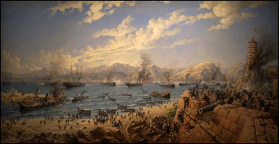 Le 23 août 1884, à la bataille de Fuzhou, la flotte chinoise perd son vaisseau amiral le Yang-Ou, un croiseur en bois de 1 393 tonneaux et 10 canons, ainsi que plus de la moitié de ses navires. Quel est le pays alors en guerre contre la Chine ?