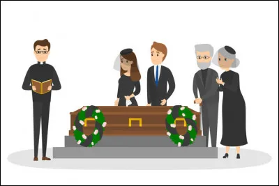 As-tu déjà assisté à un enterrement d'un de tes proches ?