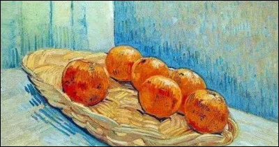Qui a peint "Nature morte avec panier et six oranges" en 1888 ?