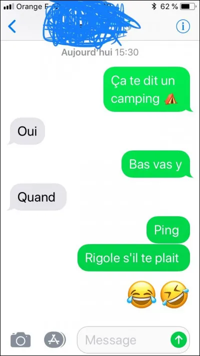 Aimes-tu communiquer par messages avec tes amis ?