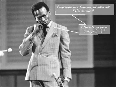 Retrouvez le nom de cet immense musicien de jazz grâce à l'image !