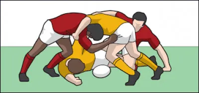 Au rugby, type de mêlée spontanée (au pluriel) :