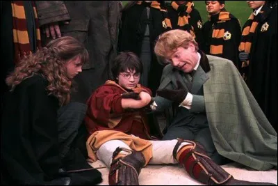 Harry a eu malheureusement un accident à cause d'un cognard lors du match ! Mais qui a contrôlé le cognard ?