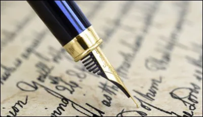 Ceci est un stylo à encre.