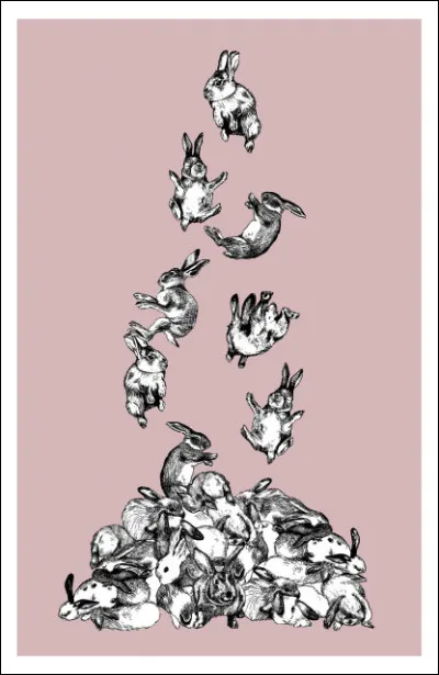 Je sais que cela ne doit pas arriver souvent, mais tout de même : qu'entend-on par l'expression (québécoise) "Il tombe des peaux de lièvre" ?