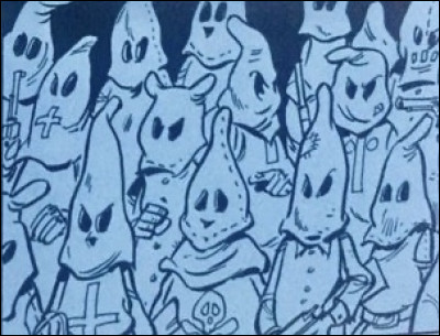 Le KKK apparaît dans un album Lucky Luke. Lequel ?