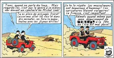 Les Dupondt, eux, semblent s'être adaptés quelque peu à la mondialisation galopante et au choc des cultures. En quoi s'était déguisé l'un deux ?