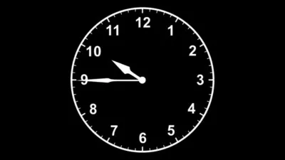 Quelle heure affiche cette horloge ?