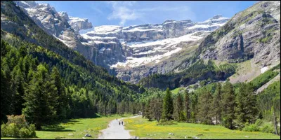 Le Cirque de Gavarnie, cirque naturel de type glaciaire, se trouve dans les Alpes. 
Vrai ou faux ?