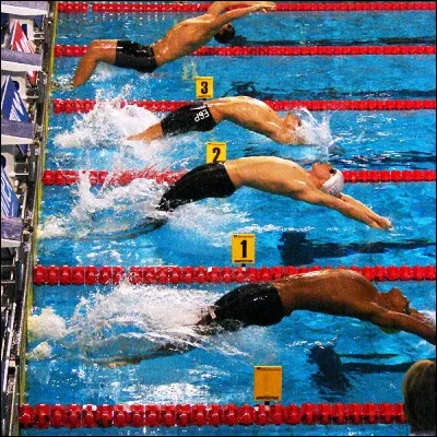 Quel nageur fran&ccedil;ais sp&eacute;cialiste du dos a remport&eacute; cinq titres mondiaux ?