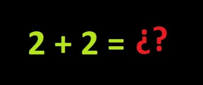 Combien font 2+2 ?