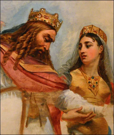 Qui est la femme de Clovis et fille de Chilpéric II et de Carétène ?