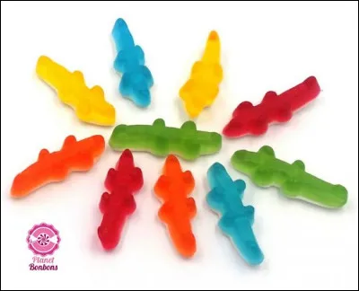 Ensuite ce sont les bonbons crocodiles.
Est-ce Haribo qui les a créés ?
