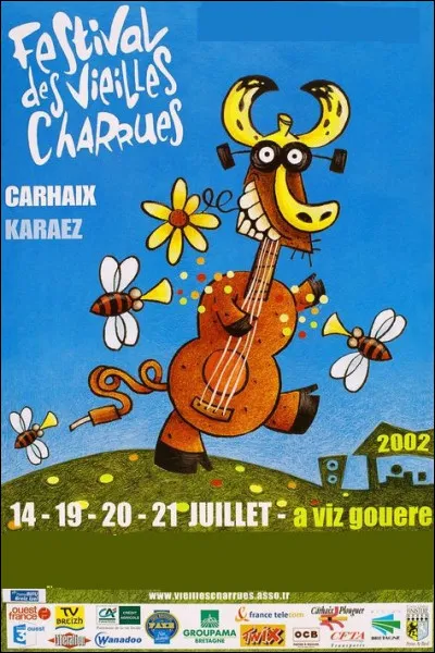 Quel est le thème du Festival des vieilles charrues qui a lieu chaque année dans le Finistère ?