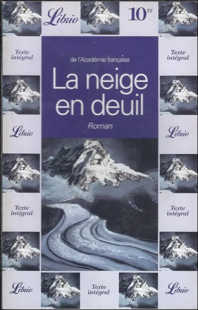 J'ai écrit "La Neige en deuil", je suis Henri :
