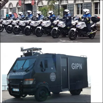 La Police nationale emboîte le pas avec un fourgon blindé et...