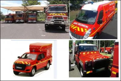 Le défilé motorisé se termine par nos soldats du feu, avec sept engins. Ici, un est présenté comme une miniature mais il existe bel et bien en vrai, il s'agit du "GRIMP". Que signifie ce sigle ?