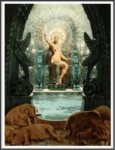 La puissante magicienne Circé métamorphosa les compagnons d'un héros en porcs. De qui s'agit-il ?