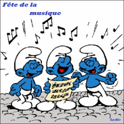 J'ai demandé à la lune si tu schtroumpfais encore de moi, elle m'a dit j'ai pas l'habitude de schtroumpfer des cas comme ça : ♪