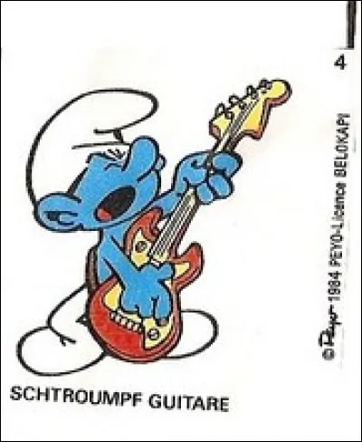 J'ai trop schtroumpfé sur les Gibson, j'ai trop schtroumpfé dans les Tobacco Road : ♫ ♫