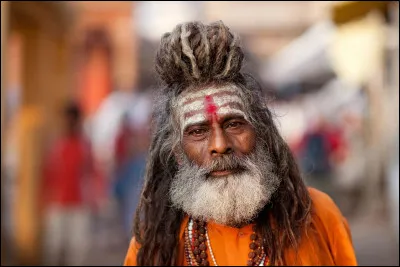 Ascète qui vit en Inde :