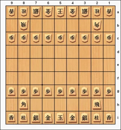Sorte de jeu déchecs japonais :