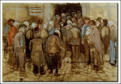 De qui est la toile "Les Pauvres et l'argent" ?