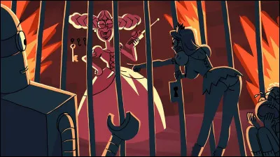 Que dit Thomas quand nos personnages sont enfermés en 1644 ?