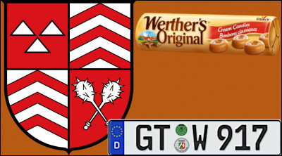 La petite ville de Werther (11 274 h.) appartient au district de Gütersloh (GT, dans le land de Rhénanie-du-Nord-Westphalie) : pourquoi cette ville est-elle connue ?
