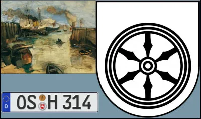 Quelle est cette ville de Basse-Saxe où vous tomberez sur un "OS", patrie du peintre Félix Nussbaum, dont les armoiries laissent à penser qu'ils ont inventé la Ruhr ?