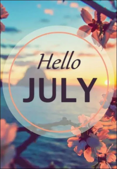 Comment dit on "juillet" en anglais ?