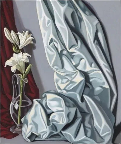 Qui a réalisé cette "Nature morte aux lys et au drapé gris" ?