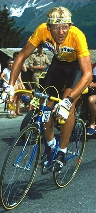 Laurent Fignon prendra trois fois le maillot jaune à l'Alpe :