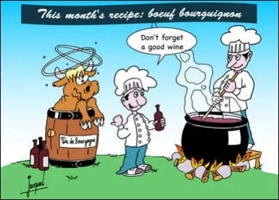 Qu'est-ce qui est indispensable dans la recette du buf bourguignon ?