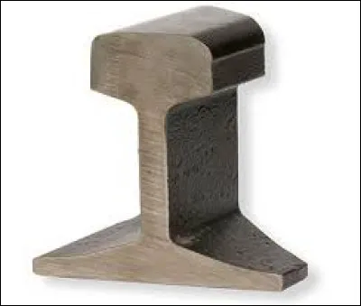 À quelle partie d'un rail ferroviaire classique correspond le "champignon" ?