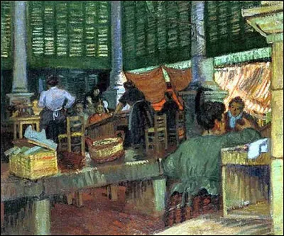 Qui a immortalis&eacute; "Le March&eacute; aux poissons &agrave; Dieppe" ?