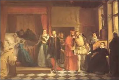 Le jeune roi François II meurt le 5 décembre 1560 :