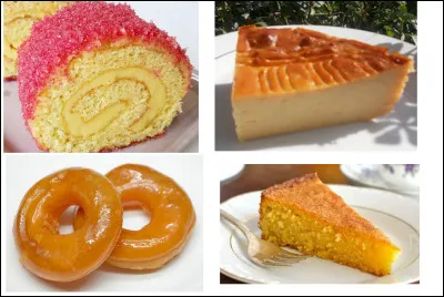 Passons au dessert. Nommez les quatre produits au choix qui s'offrent à vous :