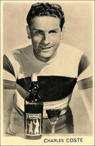 Charles Coste est le seul coureur de l'équipe de France à terminer en cette année 1956.