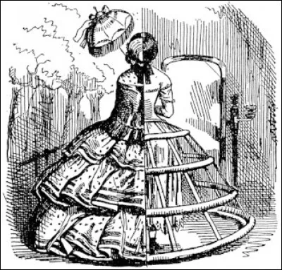 La crinoline est un sous-vêtement du XIXe siècle. Mais d'où vient ce nom ?
