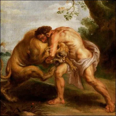 Quelle partie du lion de Némée servit de trophée à Heraclès ?