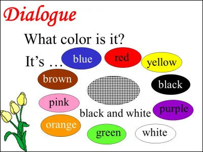 Et la couleur de la fleur appelée en anglais "forget-me-not" ?