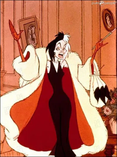 De quelle couleur sont les chiens que la méchante Cruella veut capturer ?