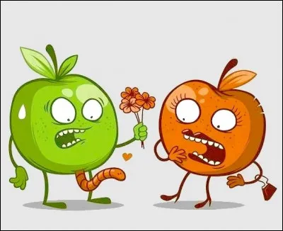 De quelle couleur est la pomme Gala ?