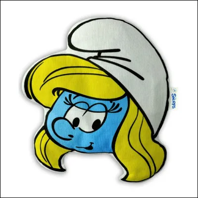 De quelle couleur est la robe de Schtroumpfette ?