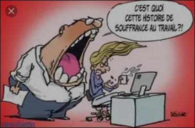 Quand on te demande de faire une tâche au boulot que tu n'affectionnes pas particulièrement tu :