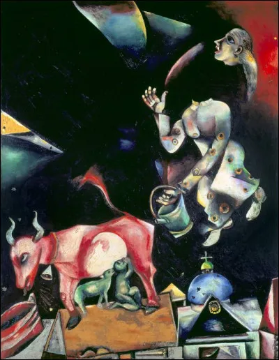 A quel peintre doit-on cette toile intitulée "À la Russie, aux ânes et aux autres" ?