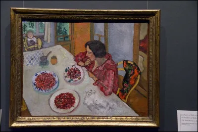 Qui a immortalisé "Bella et Ida à table" ?